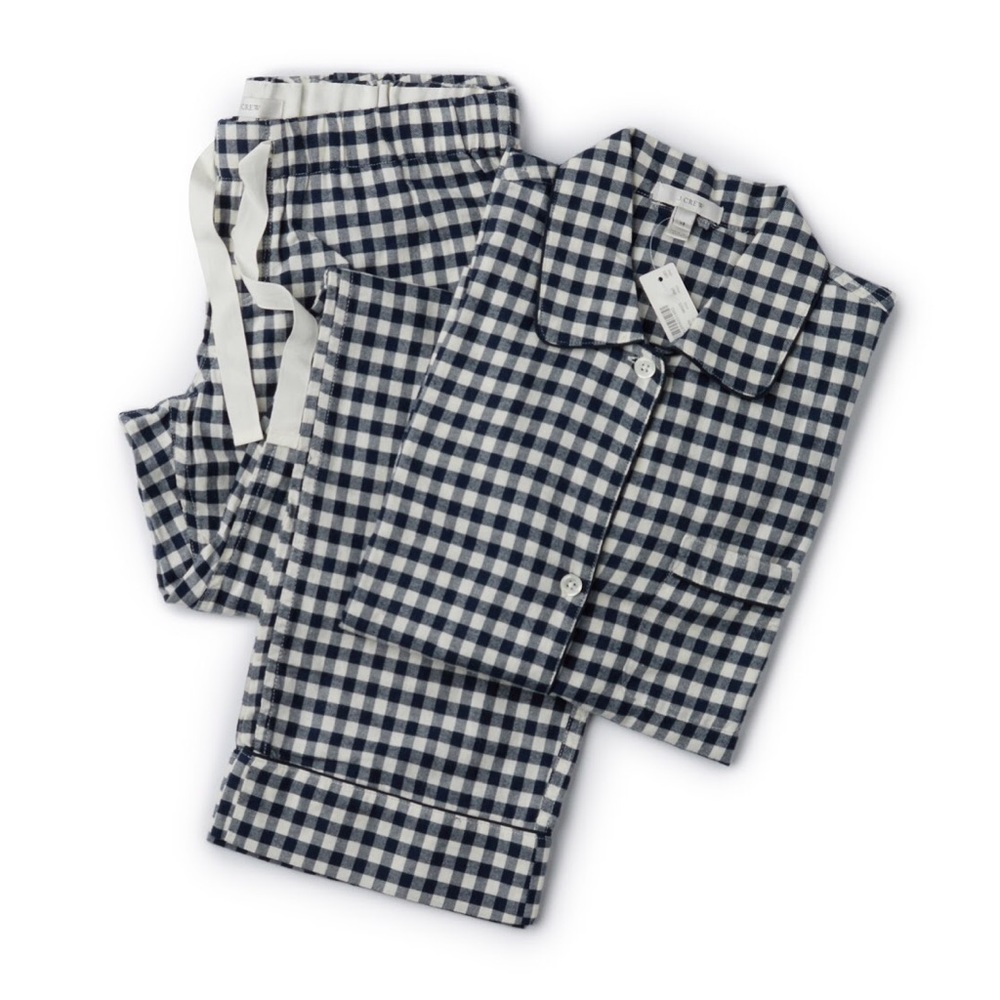 J. CREW FLANNEL PAJAMA SET
